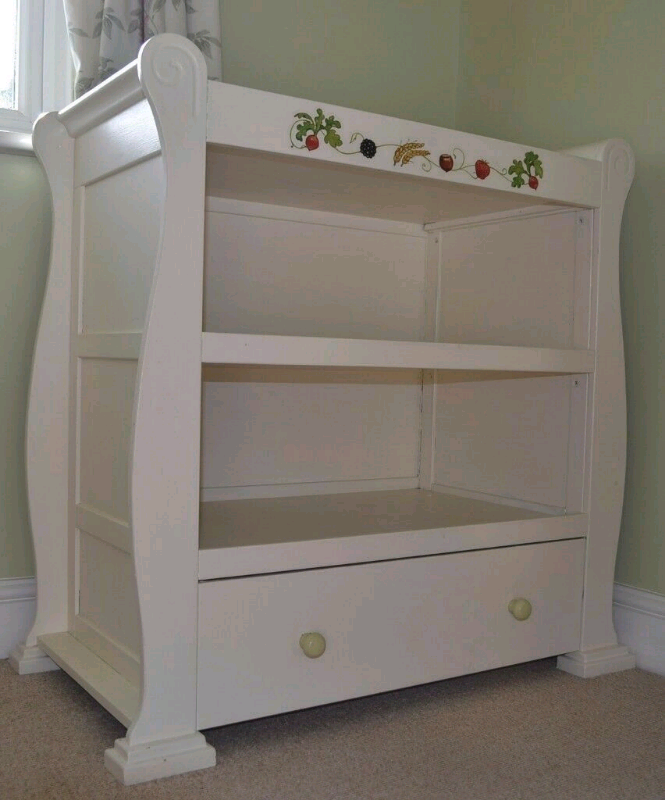 sleigh baby changing unit